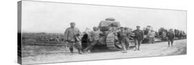 A Group of Light Tanks, Soissons, France, 1918-null-Stretched Canvas