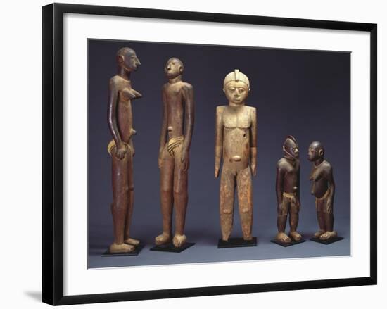 A Group of Lobi Figures-null-Framed Premium Giclee Print