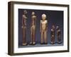 A Group of Lobi Figures-null-Framed Giclee Print