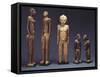 A Group of Lobi Figures-null-Framed Stretched Canvas