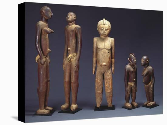 A Group of Lobi Figures-null-Stretched Canvas