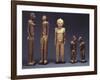 A Group of Lobi Figures-null-Framed Giclee Print