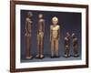 A Group of Lobi Figures-null-Framed Giclee Print