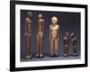 A Group of Lobi Figures-null-Framed Giclee Print