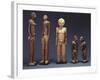 A Group of Lobi Figures-null-Framed Giclee Print