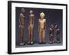 A Group of Lobi Figures-null-Framed Giclee Print