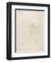 A Group of Men, and Other Sketches, 1857-Honore Daumier-Framed Giclee Print