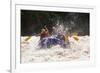 A GROUP OF MEN AND Women, WITH A Guide, WHITE WATER RAFTING ON THE PATATE River, ECUADOR-Ammit Jack-Framed Photographic Print