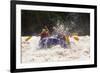 A GROUP OF MEN AND Women, WITH A Guide, WHITE WATER RAFTING ON THE PATATE River, ECUADOR-Ammit Jack-Framed Photographic Print