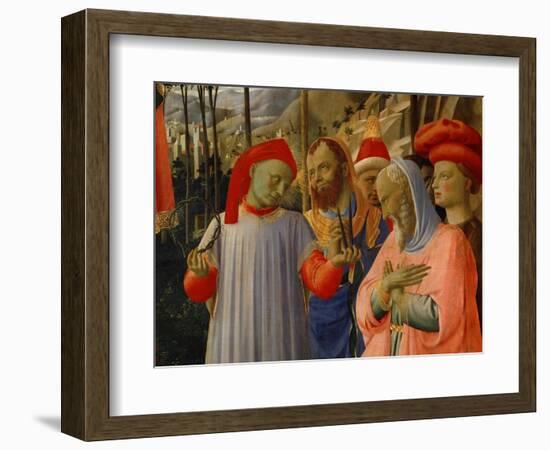 A group of men (around 1430)-null-Framed Giclee Print