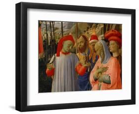 A group of men (around 1430)-null-Framed Giclee Print