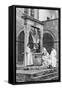 A Group of Monks at the Monastery of Monte Oliveto Maggiore, Italy, 1922-null-Framed Stretched Canvas