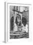 A Group of Monks at the Monastery of Monte Oliveto Maggiore, Italy, 1922-null-Framed Giclee Print