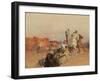 A Group of North African Horsemen, 1928 (Oil on Canvas)-Henri Emilien Rousseau-Framed Giclee Print