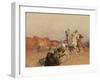 A Group of North African Horsemen, 1928 (Oil on Canvas)-Henri Emilien Rousseau-Framed Giclee Print