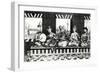 A Group of Oriental Musicians-null-Framed Giclee Print