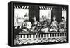 A Group of Oriental Musicians-null-Framed Stretched Canvas