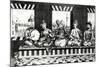 A Group of Oriental Musicians-null-Mounted Giclee Print