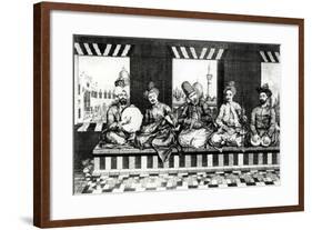 A Group of Oriental Musicians-null-Framed Giclee Print