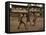 A Group of Panamanian Youths Slide Through the Mud During a Pick-Up Game of Soccer-null-Framed Stretched Canvas