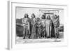 A Group of Patagonians, Argentina, 1895-null-Framed Giclee Print