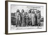 A Group of Patagonians, Argentina, 1895-null-Framed Giclee Print