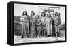 A Group of Patagonians, Argentina, 1895-null-Framed Stretched Canvas