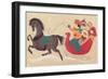 A Group of People in a One-Horse Open Sleigh-Beverly Johnston-Framed Giclee Print