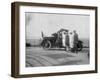 A Group of People in Front of their Car at the Seaside, C1920s-null-Framed Giclee Print