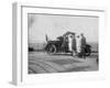 A Group of People in Front of their Car at the Seaside, C1920s-null-Framed Giclee Print