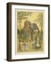 A Group of People in London Zoo Picture Beside an Elephant Giving Rides-Thomas Crane-Framed Giclee Print