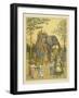 A Group of People in London Zoo Picture Beside an Elephant Giving Rides-Thomas Crane-Framed Giclee Print