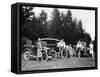 A Group of People on an Outing with their Cars, C1929-C1930-null-Framed Stretched Canvas