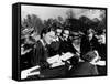 A Group of Polish Women at the Marie Curie School for Girls Study English with Their Teacher-null-Framed Stretched Canvas