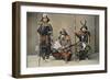 A Group of Samurai, C1890-null-Framed Giclee Print