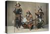 A Group of Samurai, C1890-null-Stretched Canvas