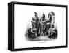 A Group of Sioux Indians, 1872-null-Framed Stretched Canvas