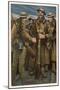 A Group of Soldiers, from British Artists at the Front, Continuation of the Western Front, 1918-Christopher Richard Wynne Nevinson-Mounted Giclee Print