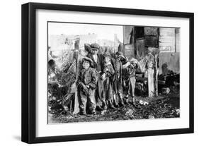 A Group of Street Urchins, Paris, 1931-Ernest Flammarion-Framed Giclee Print