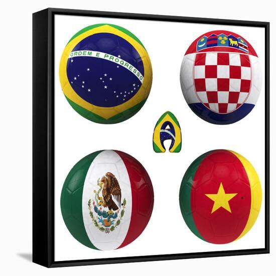 A Group of the World Cup-croreja-Framed Stretched Canvas