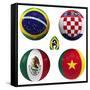 A Group of the World Cup-croreja-Framed Stretched Canvas