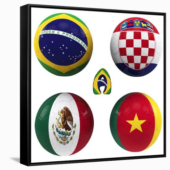 A Group of the World Cup-croreja-Framed Stretched Canvas