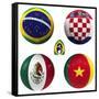 A Group of the World Cup-croreja-Framed Stretched Canvas
