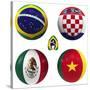 A Group of the World Cup-croreja-Stretched Canvas