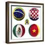 A Group of the World Cup-croreja-Framed Premium Giclee Print