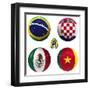 A Group of the World Cup-croreja-Framed Art Print