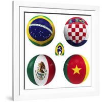 A Group of the World Cup-croreja-Framed Art Print