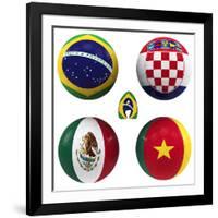 A Group of the World Cup-croreja-Framed Art Print