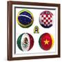 A Group of the World Cup-croreja-Framed Art Print