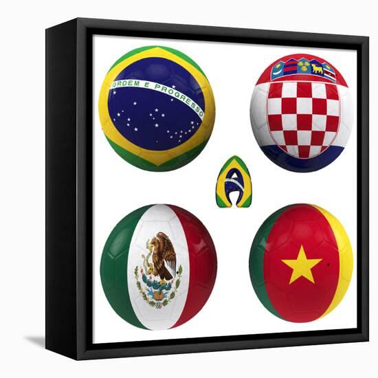 A Group of the World Cup-croreja-Framed Stretched Canvas